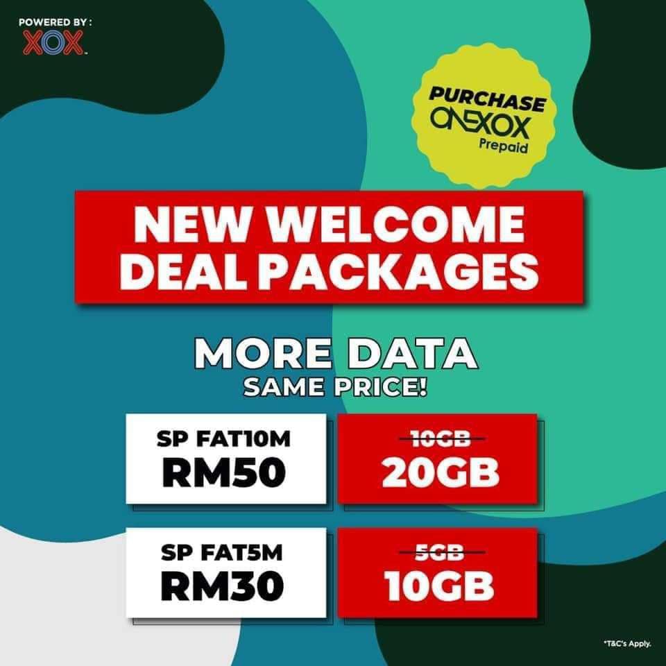 Welcome Deal Onexox Prepaid Baru Tawaran Wajib Beli 2021 Adzril